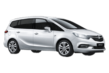 Car Hire Cambridge - Vauxhall Zafira 5 + 2 - Minibus hire Cambridge